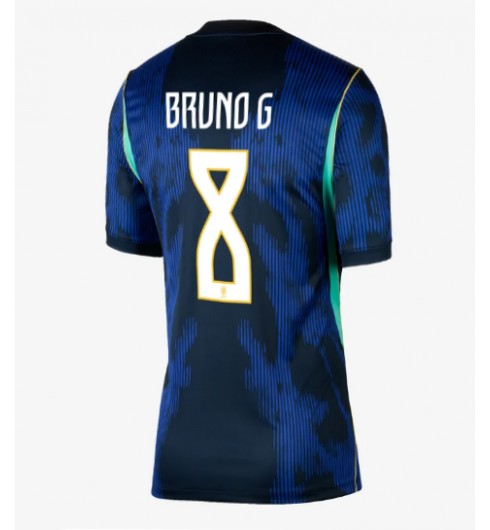 Brasilia Bruno Guimaraes #8 Vieraspaita Naisten MM-kisat 2026 Lyhythihainen Brasilia Bruno Guimaraes #8 Vieraspaita Naisten MM-kisat 2026 Lyhythihainen